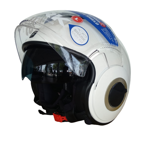 Shark - Capacete Nano Blank White - Image 3