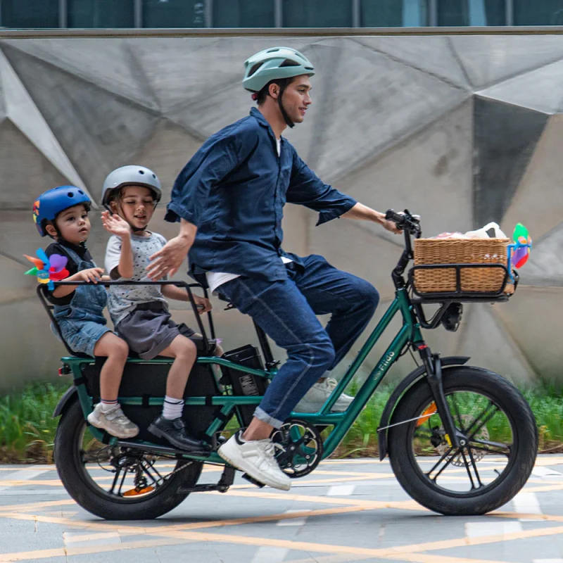 Fiido T2 Longtail Cargo E-bike - Image 10