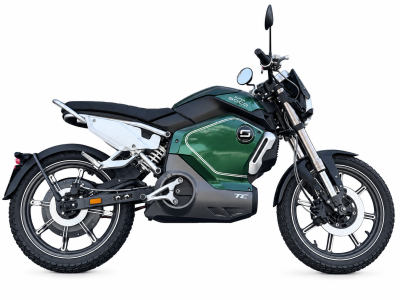 Metallic Green Super Soco Electric Scrambler